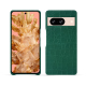 レザーケース Google Pixel 8 - Crocodile pino ( Pantone #173F35 ) 