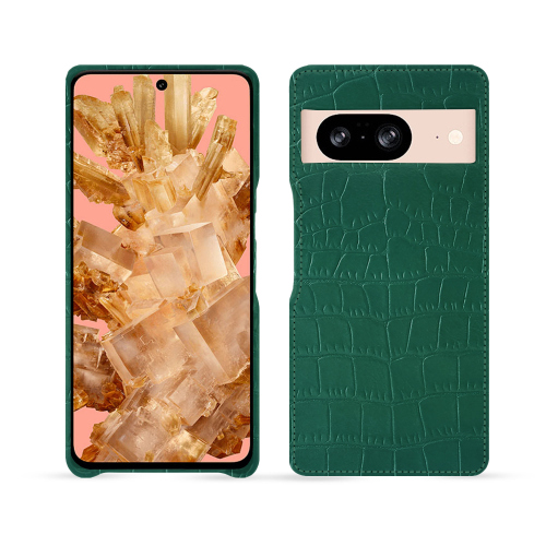 Capa de luxo para Google Pixel 8 | Proteção topo de gama Crocodile pino ( Pantone #173F35 ) 