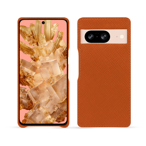 Coque luxe pour Google Pixel 8 | Protection haut de gamme Orange vibrant ( Pantone #e36b39 ) 