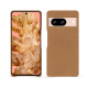 Google Pixel 8 leather cover - Beige Veggie ( Pantone #dab9a1 ) 