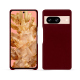 Coque cuir Google Pixel 8 - Rouge Veggie ( Pantone #862633 ) 