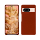 Custodia in pelle Google Pixel 8 - Orange Veggie ( Pantone #cb6015 ) 