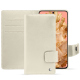 Google Pixel 8 leather case - Blanc ( Nappa / White ) 