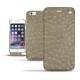 Funda de piel Apple iPhone 6 Plus - Autruche desert