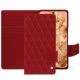 Custodia in pelle Google Pixel 8 - Rouge - Couture ( Nappa - Pantone #d50032 ) 