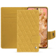 Lederschutzhülle Google Pixel 8 - Mimosa - Couture ( Pantone #b39437 ) 