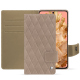 Google Pixel 8 leather case - Taupe vintage - Couture ( Pantone #591d16 ) 