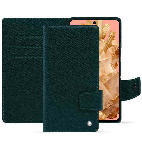 Capa de luxo para carteira Google Pixel 8 | Elegância, durabilidade e qualidadeVert séduisant ( Pantone #1d3c34 ) 