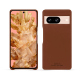 Custodia in pelle Google Pixel 8 - Marron PU ( Pantone #8B4720 )