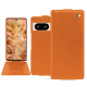 Google Pixel 8 leather case - Orange ( Nappa - Pantone #ff9351 ) 