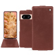 Google Pixel 8 leather case - Passion vintage ( Pantone #591d16 ) 