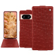 Google Pixel 8 leather case - Autruche ciliegia ( Pantone #a4343a ) 