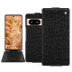 Lederschutzhülle Google Pixel 8 - Autruche nero ( Noir / Black) 