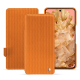 Custodia in pelle Google Pixel 8 - Abaca arancio ( Pantone #d77540 )