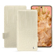 Housse cuir Google Pixel 8 - Crocodile milk ( Pantone #d6d2c4 ) 