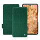 Housse cuir Google Pixel 8 - Crocodile pino ( Pantone #173F35 ) 