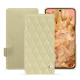 Custodia in pelle Google Pixel 8 - Beige - Couture ( Nappa - Pantone #ceb888 ) 