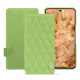 Custodia in pelle Google Pixel 8 - Vert olive - Couture ( Nappa - Pantone #a7c58e ) 