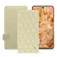 Capa em pele Google Pixel 8 - Ivoire - Couture ( Pantone #d6d6c6 ) 