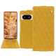 硬质真皮保护套 Google Pixel 8 - Jaune soulèu - Couture ( Pantone #F3B934 )