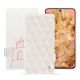 Capa em pele Google Pixel 8 - Blanc escumo - Couture ( Pantone #D6D6D1 )