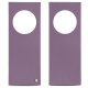 Colgador de puerta (no molestar) - Lilas ( Nappa - Pantone #b9a3e3 ) 