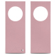 Colgador de puerta (no molestar) - Rose ( Nappa - Pantone #efbae1 ) 