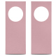 Accroche porte (Ne pas déranger) - Rose PU ( Pantone #efbae1 ) 