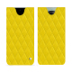 Custodia in pelle Oneplus Open - Jaune fluo - Couture ( Pantone #c9ff57 ) 