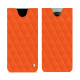 Lederschutzhülle Oneplus Open - Orange fluo - Couture ( Pantone #ff5406 ) 