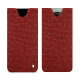 Pochette cuir Oneplus Open - Autruche ciliegia ( Pantone #a4343a ) 