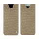 Capa em pele Oneplus Open - Autruche desert ( Pantone #A39382 ) 