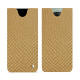 Oneplus Open leather pouch - Serpent sabbia ( Pantone #D2BA92 )
