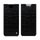 レザーケース Oneplus Open - Crocodile nero ( Noir / Black) 