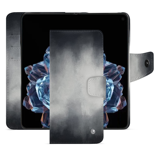 Capa premium para OnePlus Open | Noreve, artesãos em peleGris Patine