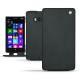Nokia Lumia 930  leather case - Dark vintage ( Roughtcut - Black#5256 ) 
