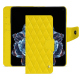 Lederschutzhülle OnePlus Open - Jaune fluo - Couture ( Pantone #c9ff57 ) 