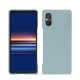 Sony Xperia 5 V leather cover - Bleu ciel ( Nappa - Pantone #abcae9 ) 