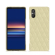 Sony Xperia 5 V leather cover - Beige - Couture ( Nappa - Pantone #ceb888 ) 