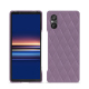 Sony Xperia 5 V leather cover - Lilas - Couture ( Nappa - Pantone #b9a3e3 ) 