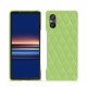 Funda de piel Sony Xperia 5 V - Vert olive - Couture ( Nappa - Pantone #a7c58e ) 