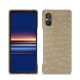 硬质真皮保护套 Sony Xperia 5 V - Autruche desert ( Pantone #A39382 ) 