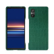 Funda de piel Sony Xperia 5 V - Crocodile pino ( Pantone #173F35 ) 