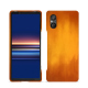 Coque cuir Sony Xperia 5 V - Orange Patine
