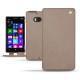 Funda de piel Nokia Lumia 930  - Taupe vintage ( Pantone 7530C ) 