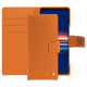 Funda de piel Sony Xperia 5 V - Orange ( Nappa - Pantone #ff9351 ) 