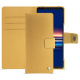 Sony Xperia 5 V leather case - Or Maïa ( Pantone 871C ) 