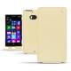 Custodia in pelle Nokia Lumia 930  - Beige ( Nappa - Pantone 7502C ) 