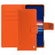 Custodia in pelle Sony Xperia 5 V - Orange fluo ( Pantone #ff5406 ) 