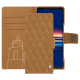 Custodia in pelle Sony Xperia 5 V - Castan esparciate - Couture ( Pantone #824F2A )